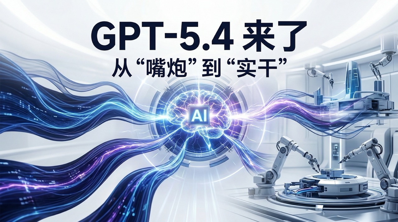 【硬核解析】GPT-5.4 来了：从“嘴炮”到“实干”，全网最详细的执行力进化报告