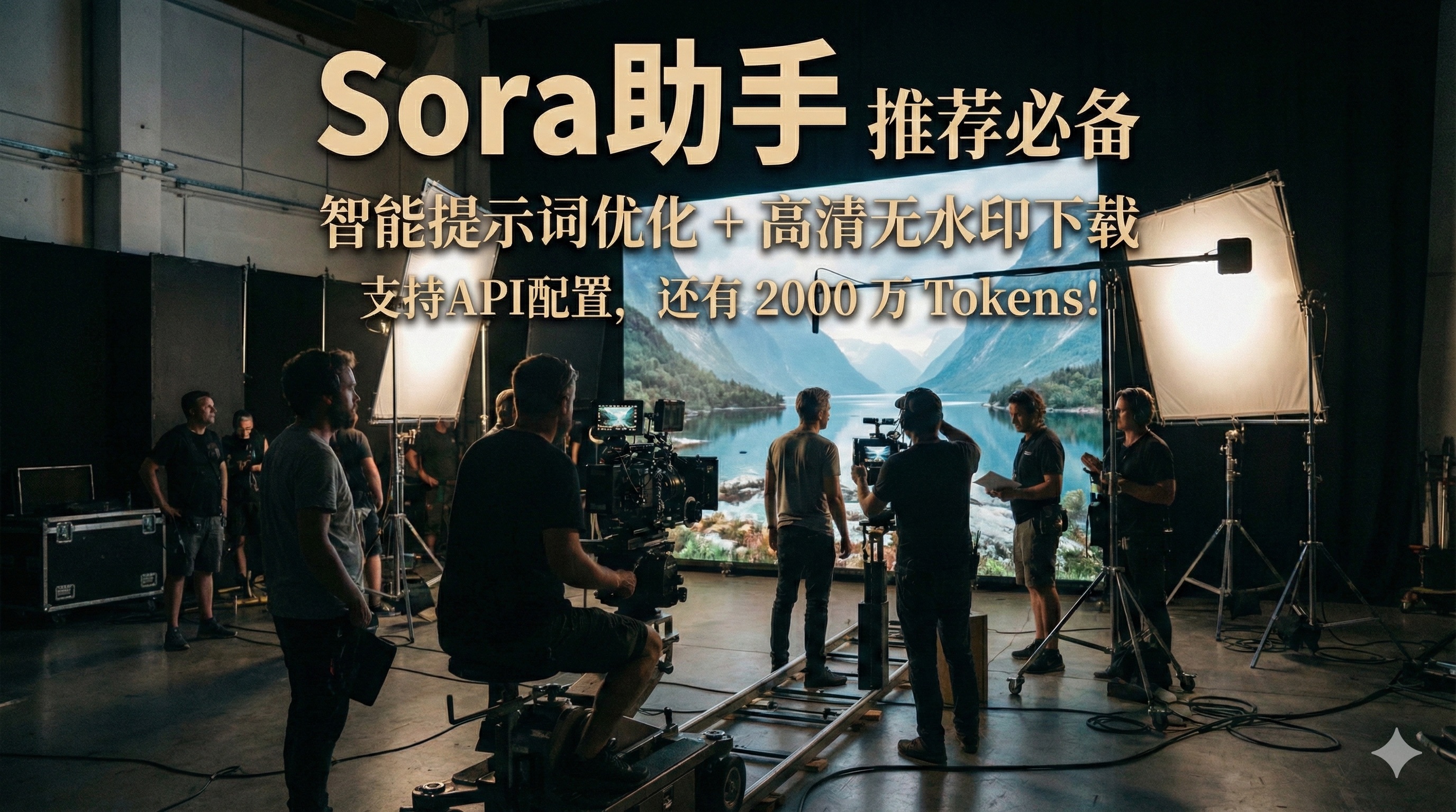 “Sora助手”插件发布：无水印下载 + AI 提示词架构师，附赠 2000万 Tokens！